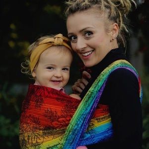 Little Frog Sling For Babywearing Mystic Samoa.